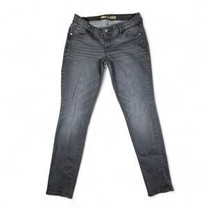 Old Navy Rockstar Low Rise Skinny Jeans Gray Blue Denim Women 12